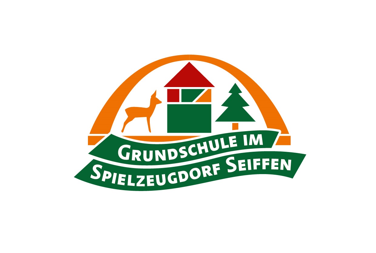 Schullogo der Grundschule im Spielzeugdorf Seiffen